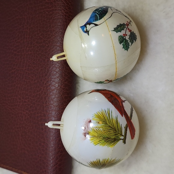 Vintage Bradford Blue Jay and Cardinal set of 2 Ornaments - Picture 10 of 10